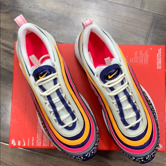NIKE AIR MAX 97 GS regency purple/laser orange - Picture 3 of 16